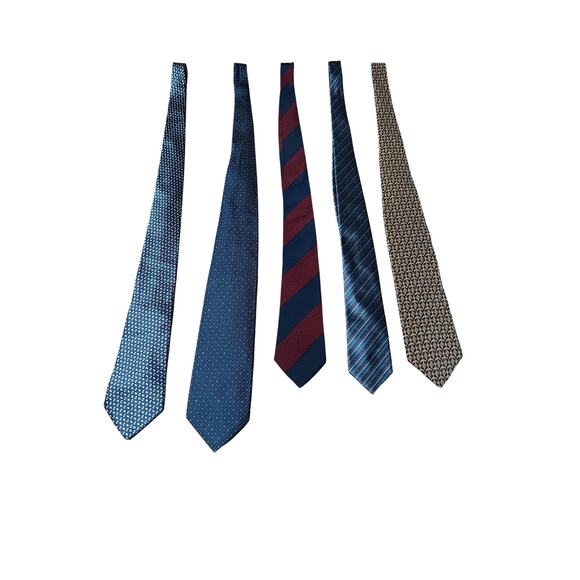 Luxury Designer High End Silk Tie Bundle Nina Ricci Chloe YSL Giorgio Armani - Picture 3 of 16